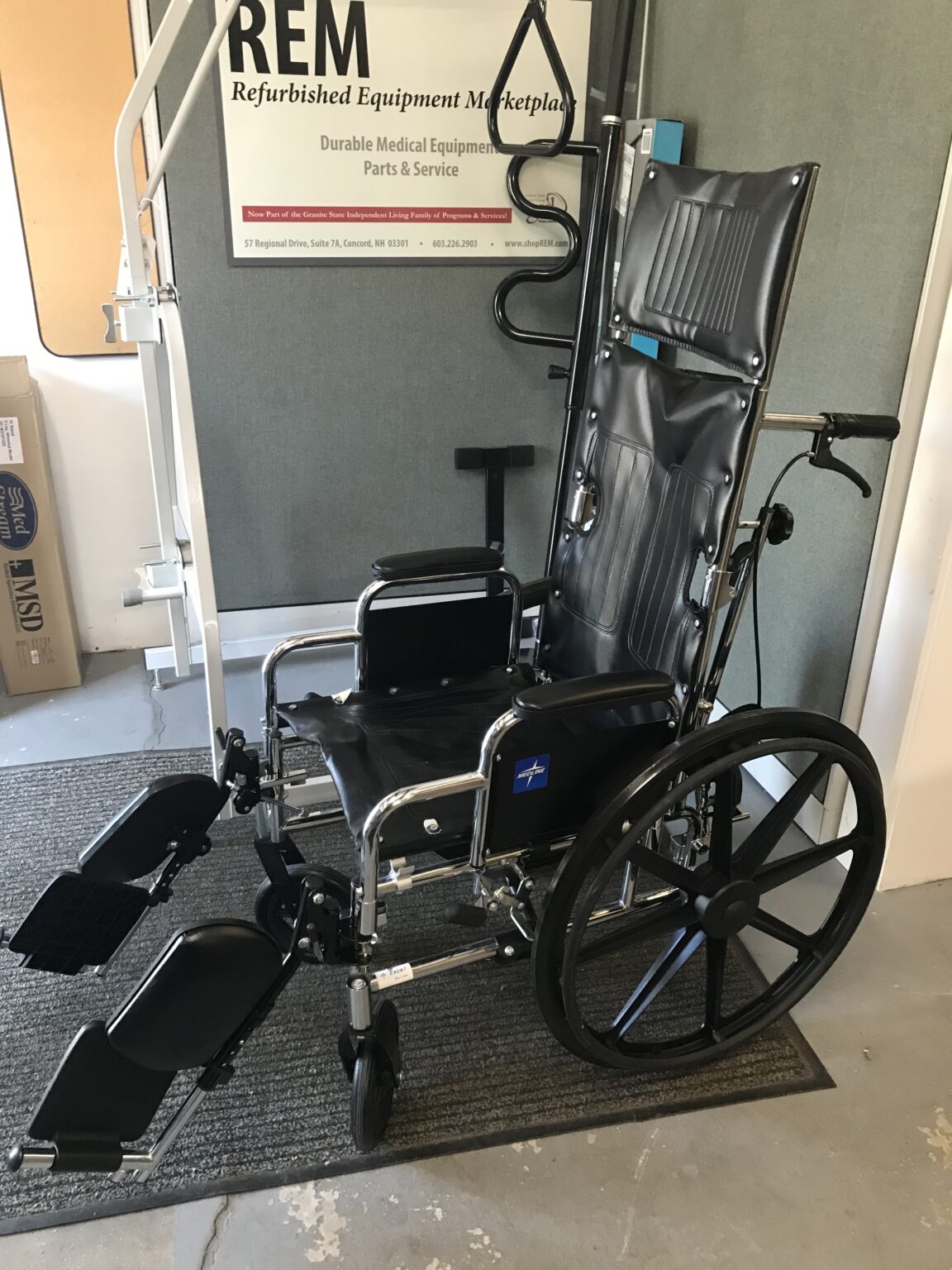 Wheelchair ManualReclining Back REM